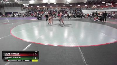 184 lbs Cons. Round 1 - Kendric Gordon, Avila vs Lucas Thacker, Montana State-Northern