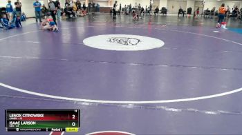 80 lbs Placement (4 Team) - Isaac Larson, LSH vs Lenox Citrowske, Canby