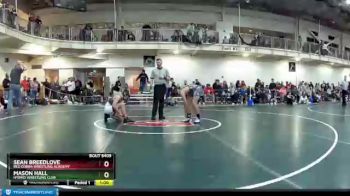 136 lbs Champ. Round 2 - Sean Breedlove, Red Cobra Wrestling Academy vs Mason Hall, Hybrid Wrestling Club