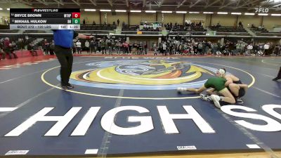 120 lbs Semifinal - Bryce Brown, Mt. Hope vs Mikhail Hulkow, Bishop Hendricken