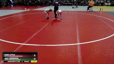 57 lbs Cons. Semi - Jack Pederson, Summit Wrestling Academy vs Cash Little, STMA (St. Michael/Albertville)