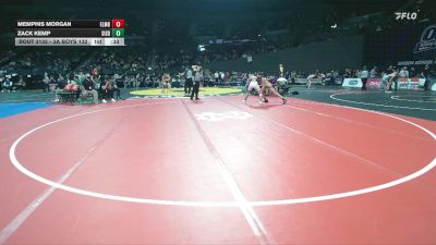 3A Boys 132 lbs Cons. Round 2 - Memphis Morgan, Elmira Boys vs Zack Kemp, Sisters Boys