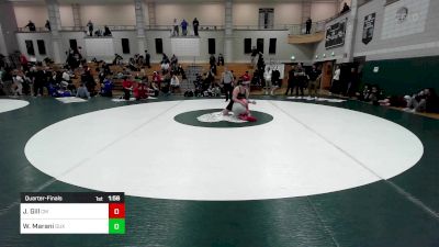 215 lbs Quarterfinal - John Gill, Catholic Memorial vs Will Marani, Duxbury