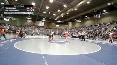 1A 175 lbs Semifinal - Tavon Black, Monticello vs Jackson Wright, Panguitch