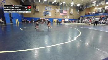 125lbs Cons. Round 3 - Sophia Gomez-Knight, Lakes (Girls) vs Nicole Valle Zapien, Hermiston (Girls)
