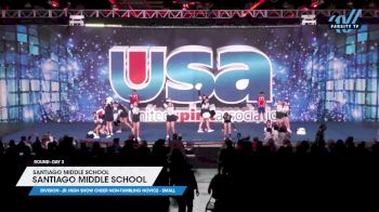 Santiago Middle School - Santiago Middle School [2025 Jr. High Show Cheer Non-Tumbling Novice - Small Day 3] 2025 USA Spirit Natl's/Collegiate Champs/Jr. Natl's