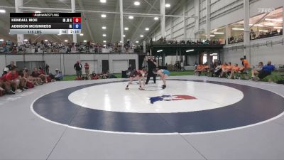 115 lbs Kendall Moe, Indiana Gold vs Addison McGinness, Iowa