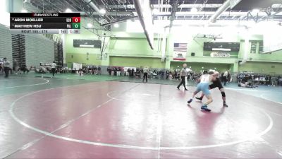 175 lbs Quarterfinal - Matthew Hsu, Palisades vs Aron Moeller, El Camino Real