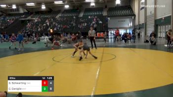 65 lbs Prelims - Gavin Schwarting, Columbus Wrestling Org. Maroon vs Cole Caniglia, Western Nebraska Titans