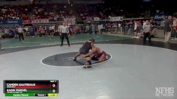 D 3 138 lbs Semifinal - Camden Gautreaux, DeQuincy vs Kadin Manuel, Church Point Hs