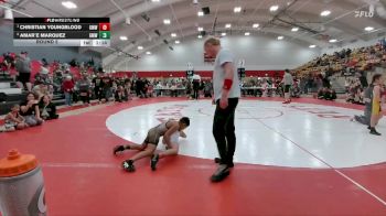 67-71 lbs Round 5 - Christian Youngblood, Greeley Metro WC vs Amar`e Marquez, Greeley Metro WC