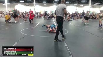 52 lbs Round 2 (4 Team) - Kellen Priolo, Mat Warriors Blue vs Gannon Hoch, U2 Upstate Uprising