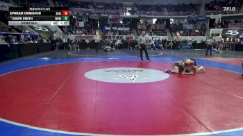 6A 132 lbs Semifinal - Davis Smith, Mountain Brook vs Ephram Ormiston, Southside Gadsden