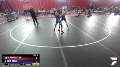 120 lbs Champ. Round 1 - Jack Bridenstine, MN vs Ahmad Cobb, IL