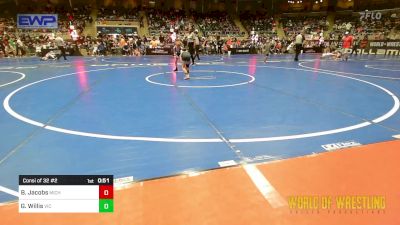 61 lbs Consi Of 32 #2 - Brady Jacobs, Michigan West vs Graham Willis, Victory