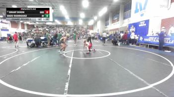 106 lbs Champ. Round 3 - Enzo Rodriguez, Northview vs Grant Dixon, Oakdale