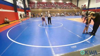 90 lbs Consolation - Charlie Thompson, Mojo Grappling Academy vs Callen Mayberry, Bristow Youth Wrestling