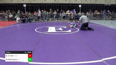 54 lbs Round Of 16 - Baylor O`Hern, Chenango Forks vs Mitchell McFarland, Altoona