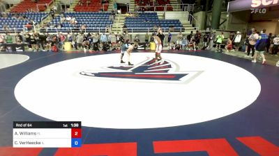 138 lbs Rnd Of 64 - Armand Williams, FL vs Clinton VerHeecke, IL