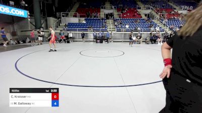 150 lbs Cons 32 #1 - Calvin Kraisser, MD vs Michael Galloway, WI