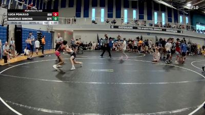 72 lbs Semis & 1st Wrestleback (8 Team) - Luca Poalillo, Iron Horse vs Marcelo Simons, MF Purge Elite