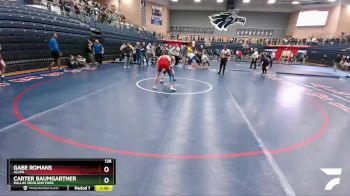 126 lbs Semifinal - Carter Baumgartner, Dallas Highland Park vs Gabe Romans, Allen