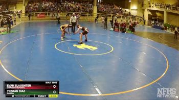 120 lbs Cons. Round 2 - Evan Slaughter, Cimarron Memorial vs Tristan Diaz, Galena