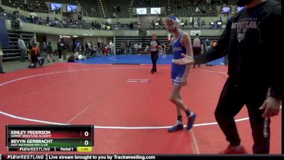 70 lbs Round 5 - Kinley Pederson, Summit Wrestling Academy vs Bevyn Gerbracht, East Buchanan Mat Club