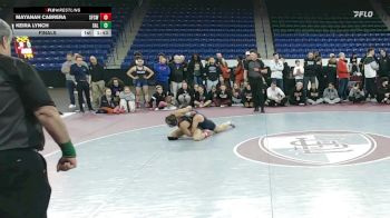 138 lbs Final - Mayanah Cabrera, Springfield Central (W) vs Keira Lynch, Salem, NH