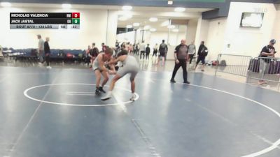 128 lbs Consolation - Nickolas Valencia, NM vs Jack Jastal, OH