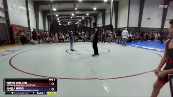 74 lbs Quarterfinal - Creed Walker, Orting Jr. Cardinals Wrestling vs Anela Hogg, Thunder Mountain Wrestling Club