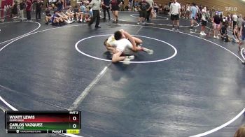 138 lbs Cons. Round 3 - Carlos Vazquez, De La Salle vs Wyatt Lewis, Clovis High