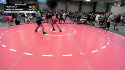 150 lbs 5th Place - Bilal Afzali, Georgia vs Braydon Martinez, Commerce Wrestling Club