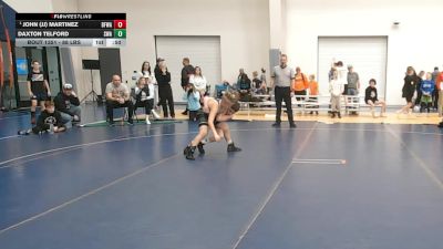 88 lbs Cons. Rd Of 16 - John (JJ) Martinez, Black Fox Wrestling Academy vs Daxton Telford, Sanderson Wrestling Academy