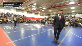 132 lbs Quarterfinal - Lance Bordeleau, Pinkerton Academy vs Landon Carson, Souhegan