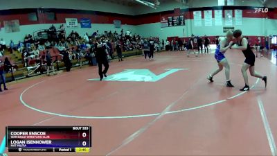 190 lbs Round 3 - Cooper Enscoe, War Eagle Wrestling Club vs Logan Isenhower, Mat Militia