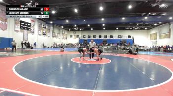 132 Boys Champ. Round 1 - Brenden Graff, Mt Carmel vs Lorenzo Lujano, Palo Verde Valley