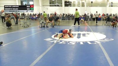 68 lbs Round Of 32 - Sawyer Lampart, Mount Abraham vs Hendryx Walsh, Wrestlers Way