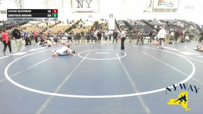 126 lbs Champ. Round 3 - Lucas Glickman, Club Not Listed vs Greyson Brown, Revolution Elite Wrestling