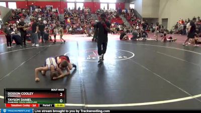 65 lbs Cons. Round 2 - Taysom Daniel, Ranburne Youth Wrestling vs Dosson Cooley, Stronghold