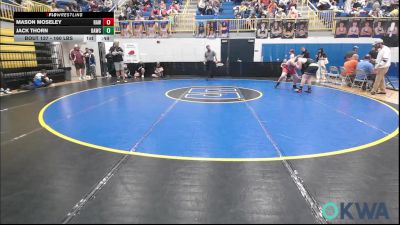 160 lbs Consi Of 4 - Mason Moseley, Raw Wrestling Club vs Jack Thorn, Broken Arrow Wrestling Club
