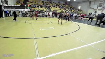 126 lbs Quarterfinal - Hunter Branchcomb, Wagoner vs Porter Chaney, Vinita JH