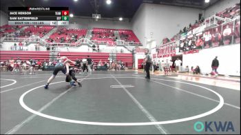 100 lbs Consi Of 4 - Jace Henson, Team Nomad vs Sam Satterfield, Tulsa Blue T Panthers