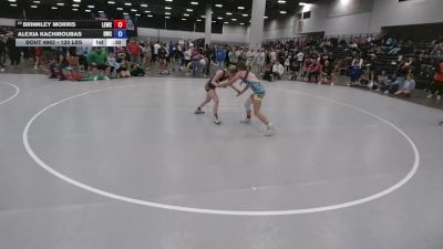 120 lbs Cons. Sub-rd Of 32 - Alexia Kachiroubas, Demolition Wrestling Club vs Brinnley Morris, Lawrence Elite Wrestling Club