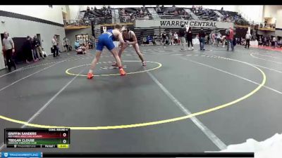 152 lbs Cons. Round 4 - Griffin Sanders, Red Cobra Wrestling Academy vs Teegan Clouse, Wawasee Wrestling Club