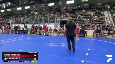 97 lbs Champ. Round 2 - Flynn Arnestad, VA vs Hayden Bessette, MN