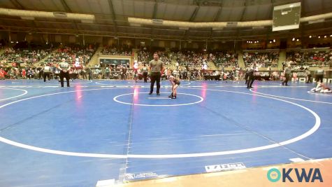 52 lbs Round Of 16 - David Johnson, Carl Albert vs Tucker Bishop, Smith Wrestling Academy