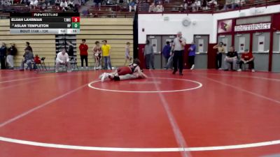 126 lbs Champ. Round 2 - Aslan Templeton, North Posey vs Elijah Lahrman, Team Jeff Wrestling Club