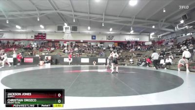 165 lbs Cons. Round 2 - Christian Orozco, Mount Olive vs Jackson Jones, Quincy