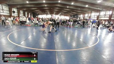 135 lbs Champ. Round 1 - McKay Ericksen, Southern Utah Elite vs Zack Kohler, Wasatch Wrestling Club